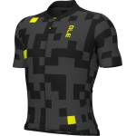 Alé Мъжка фланелка с къс ръкав за колоездене Alé Pragma Pixel S/S Jersey Cycling jersey - Black (056-3950-0214)