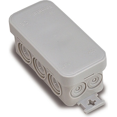Krabice F6 - MiniBOX IP55 rozbočovací, s naklapávacím víčkem, 90x43x40mm typ 3050 famatel
