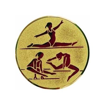 TROFEJE.sk Emblém 25mm 96 gymnastika ženy