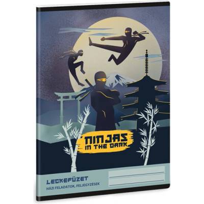 Ars Una Ninjas in the dark 25 5457 zošit formátu A5