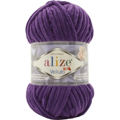 Alize příze Velluto 44 fialová