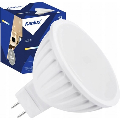 Kanlux žiarovka TOMI LED 5W MR16 teplá biela
