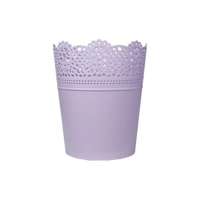 Trebor Kvetináč LACE bledofialová 16x18,5cm