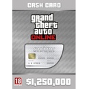 Hry na PC Grand Theft Auto Online: Great White Shark Cash Card - 1,250,000$
