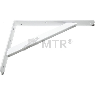 MTR Konzole s podpěrou zátěžová KP3 200x300x30x4,5 mm bílá – Zboží Mobilmania