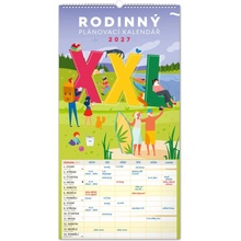 NOTIQUE Nástenný Rodinný plánovací XXL 33 x 64 cm 2027