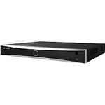 Hikvision 32-ch 1U K Series AcuSense 4K NVR, Up to 32-ch IP camera inputs, Up to 12 MP (12x1080p/2x12MP), H. 265+, 2 SATA HDD up to 10TB each, 2 USB, Video input: HDMI 4K, VGA 1080p, 12Vdc, 3.3 A (DS-7632NXI-K2