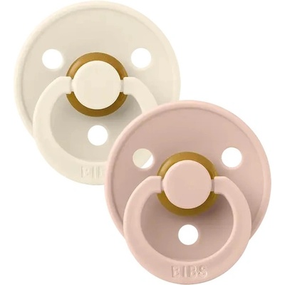 BIBS Залъгалки Bibs - Colour, Ivory-Blush, 6-18 м, 2 броя (120256)