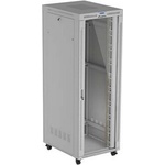 Lanberg Комуникационен шкаф Lanberg Rack Cabinet 19" Free-Standing 47U/800X1000 (FlAT Pack) With Glass Door LCD Grey V2 (FF01-8047-12SL)