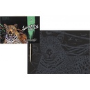 Škrabací obrázok farebný Gepard 40,5x28,5cm A3
