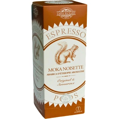 Cafés Richard Кафе дози Richard Moka Noisette лешник, 25бр