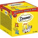 Dreamies Mixbox s kuřecím sýrem & lososem 12 x 60 g