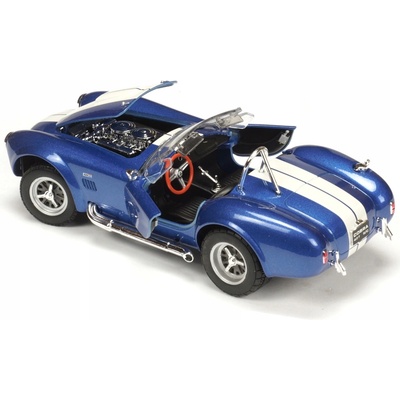 WELLY 1965 SHELBY COBRA 427 SC MODRÁNOVÝ KOVOVÝ MODEL 24002 1:24