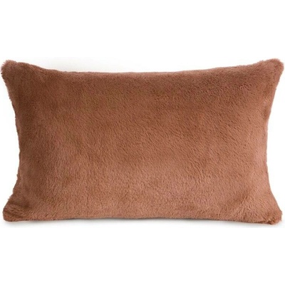 Takoy Povlak na polštář 30x50 cm světle hnědý z měkké kožešinové látky NINA-HF-476398 | 30 x 50 cm
