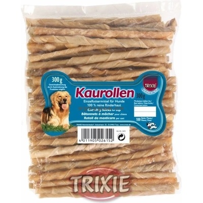 TRIXIE Tyčinka točená kůže 12 cm/7-8 mm 100 ks/
