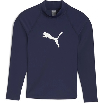 PUMA Unisex Rashguard Navy Детски размер: 116 / Цвят: тъмно син