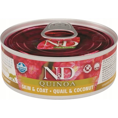 N&D Cat QUINOA Adult Quail & Coconut 80 g