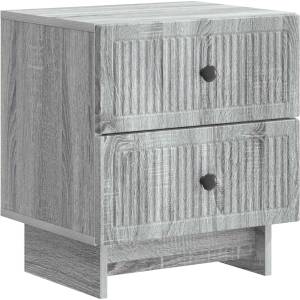 vidaXL Нощен шкаф Сива сонома 43 x 34, 5 x 47, 5 см Инженерна дървесина (893847)