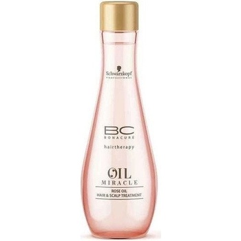 Schwarzkopf BC Bonacure Oil Miracle olejové sérum pre namáhané vlasy a vlasovú pokožku (Rose Oil Hair & Scalp Treatment) 100 ml
