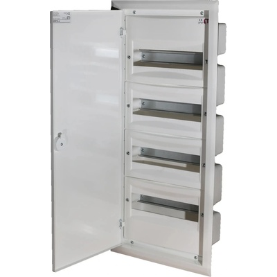 CB Elektro Rozvádzač zapustený bytový 48M IP20/IP30 kov.dvierka 684x288x120mm ERP12-4 (ETI)