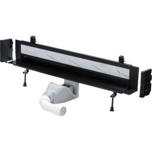 Viega Advantix Vario - Линеен сифон за баня 30-120 cm, за стенен монтаж, черен 736552 (736552)