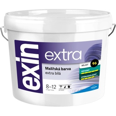 Stachema EXIN EXTRA Extra biela maliarska farba 7,5 kg