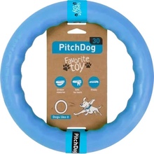 PitchDog Tréninkový kruh pre psov 17 cm modrý