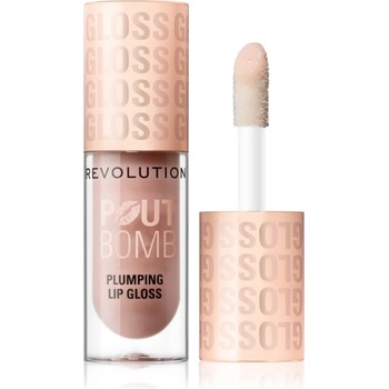 Revolution Beauty Pout Bomb блясък за устни с увеличаващ ефект цвят Milky Sheer Holo 4.6ml