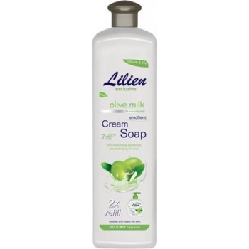 Lilien Olive Milk tekuté mydlo náhradná náplň 1 l