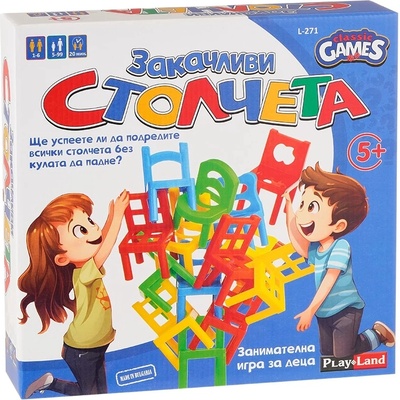 Play Land Настолна игра Закачливи столчета - Детска (l-271)