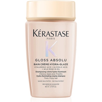 Kérastase KERASTASE Bain Creme Hydra-Glaze Shampoo Travel-Size Шампоан за коса дамски 80ml