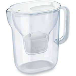 BRITA Кана за филтриране на вода Brita Style Essential XL, 2.3 литра, LED индикатор, Филтър Maxtra Pro, Бял (Style Essential XL) Филтрираща кана