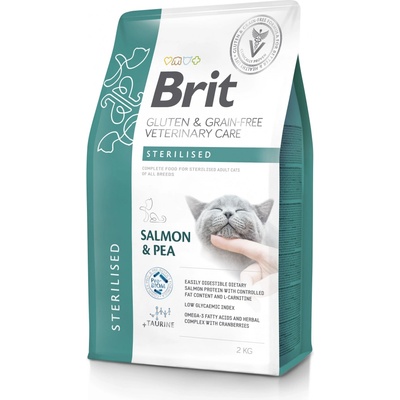 Brit Veterinary Diet Cat Grain Free Care Sterilised 5 kg