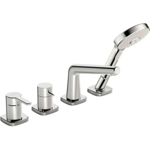 Hansa Designo - Смесител на ръба на ваната, монтаж на 4 дупки, хром 53122083 (53122083)