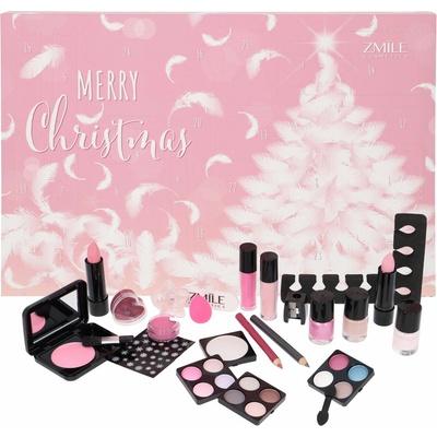 ZMILE COSMETICS Adventný kalendár Traditional Pink and Fluffy