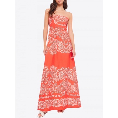 GAUDI Patterned Orange šaty Oranžová