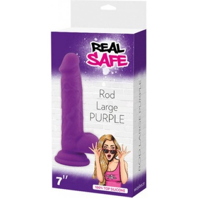 Realistico real Dildo Fallo safe rod large purple