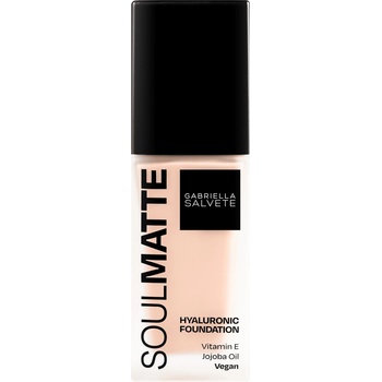 Gabriella Salvete Soulmatte Hyaluronic Foundation Make-up 01 Cold Porcelain 30 ml