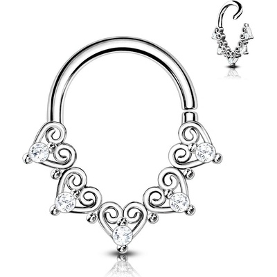 S4U Septum piercing 1,0 x 8 mm NS0046ST-1008