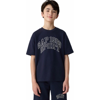 GAP INTL Logo Crew tmavo modrá,biela