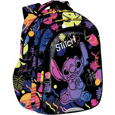 COOLPACK Ученическа раница Coolpack - JERRY - Stitch Black