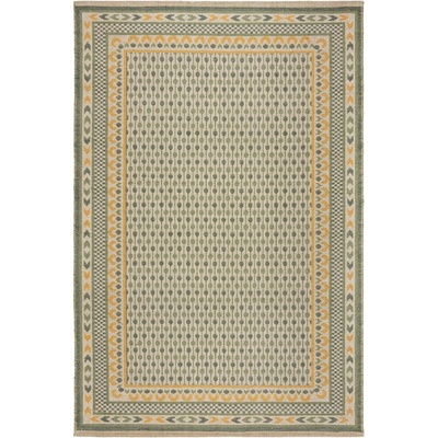 Flair Rugs Зелен килим със смес от юта 200x290 cm Mara Jute Border - Flair Rugs (503119377420)