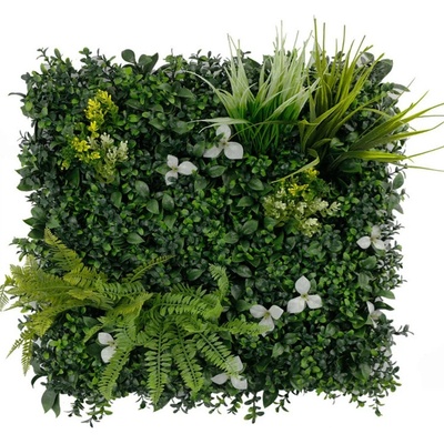 MINI WALL GREEN orchid and fern, dielec 50 x 50 cm