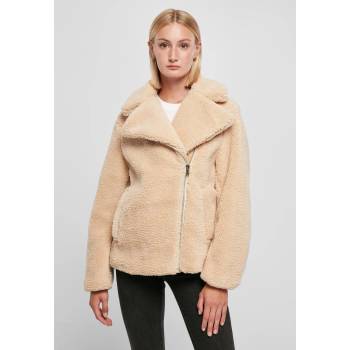 Urban Classics Дамско пухкаво яке в бежов цвят Ladies Sherpa JacketUB-TB5433-03738 - Бежов, размер 4XL