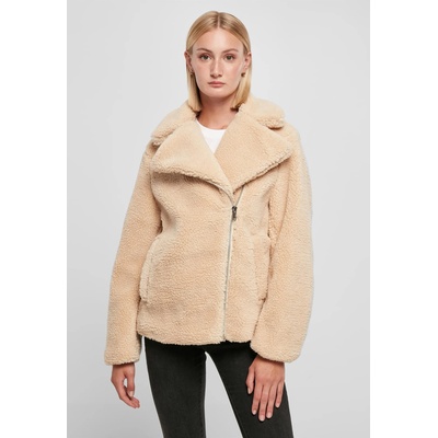 Urban Classics Дамско пухкаво яке в бежов цвят Ladies Sherpa JacketUB-TB5433-03738 - Бежов, размер XL