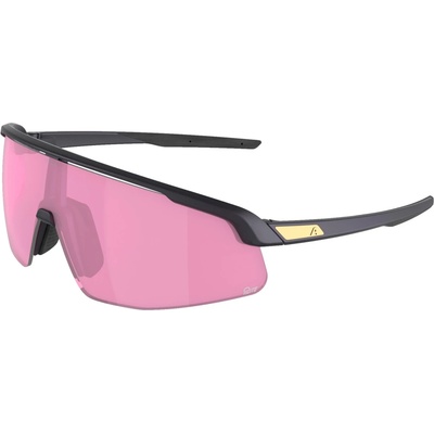 Alpina Очила за колоездене Alpina Turbo Pro S Q-Lite S1 Cycling glasses - Gun Matt / Q-Lite Pink - размер One Size (205-6923-0111)