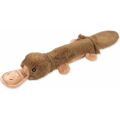 Dog Fantasy Recycled Toy kačica s pet fliaš pískacia so šuštiacim chvostom 55 cm