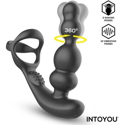 Intoyou Klark silikonový kolík s otočnou hlavou na dálkové ovládání 13 x 3,3 cm