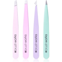 Brushworks Tweezer Set Pastel sada pinzet