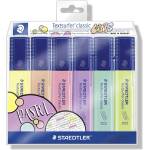 STAEDTLER Маркер за подчертаване Textsurfer пастелни/винтидж цветове (6) (364 CWP6)